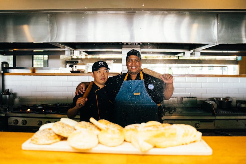 Via 313 team members working together in the restaurant